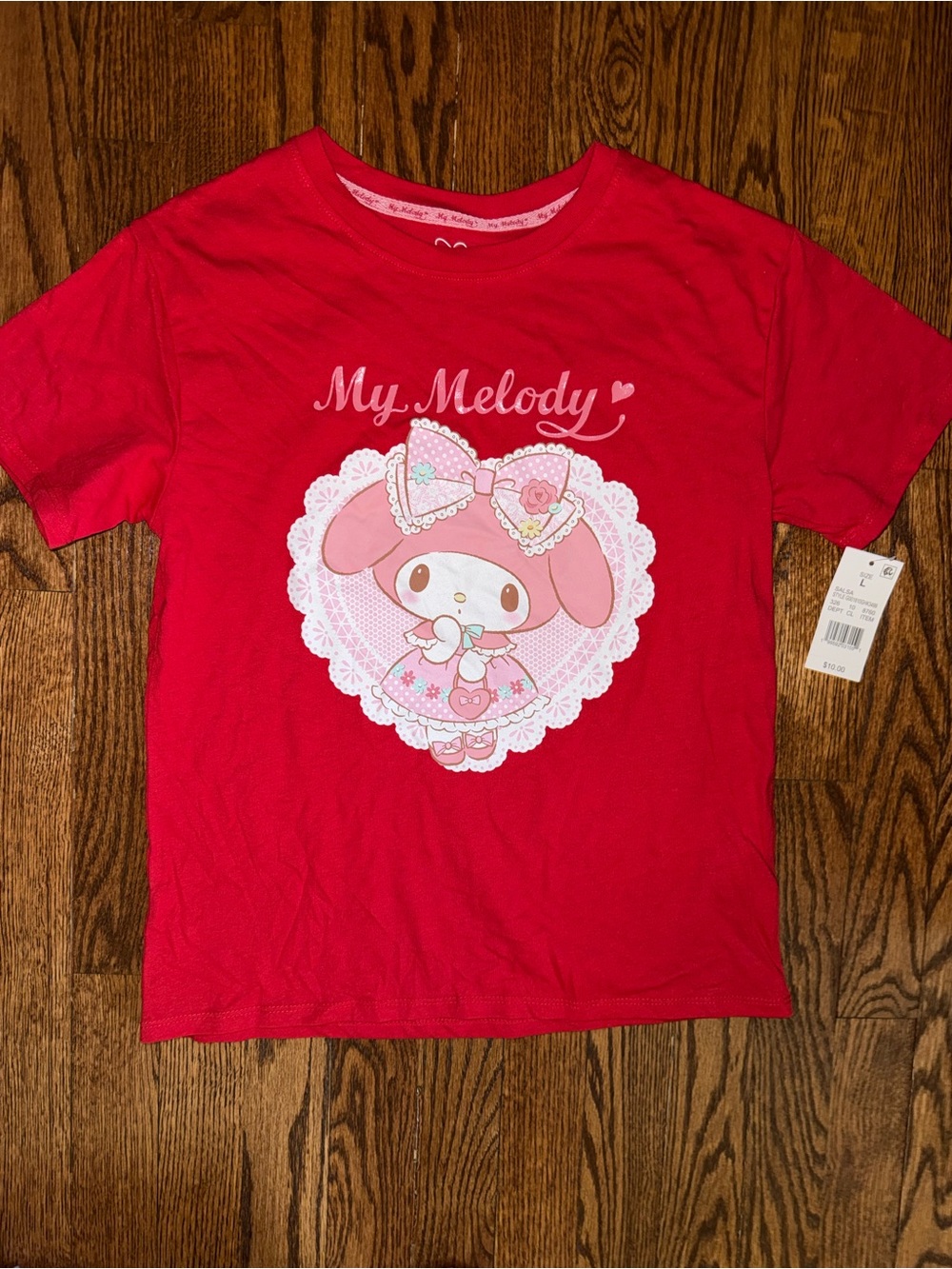 Sanrio My Melody Bright Pink Graphic Tee